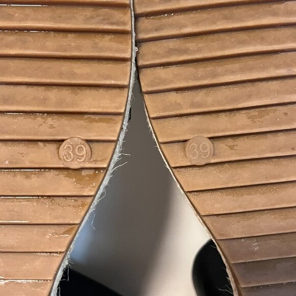 EOS Larah Wedge Espadrille Platform Black Sandal Size 8.5 (39) - Picture 15 of 16